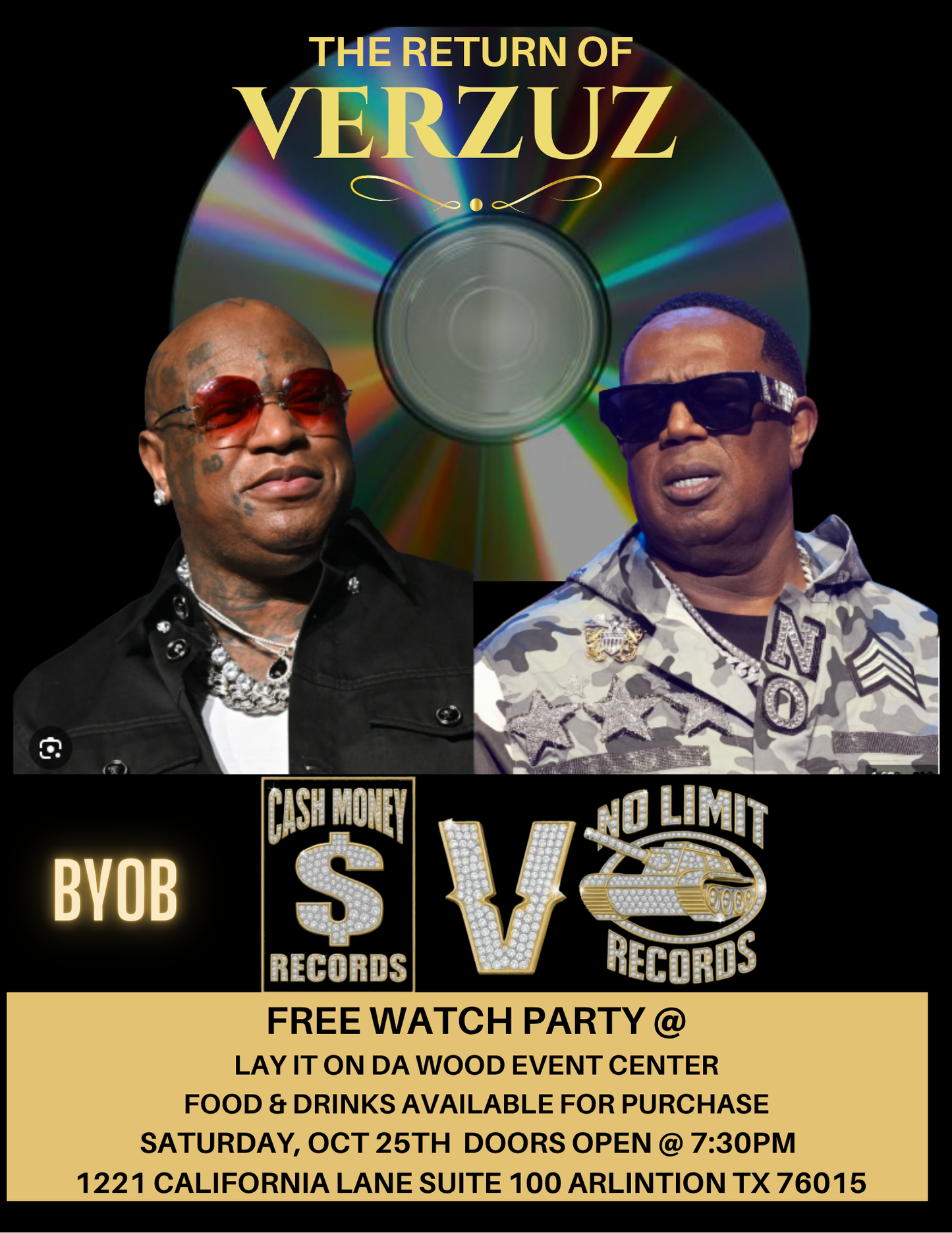 Cash Money Verzuz No Limit Solder