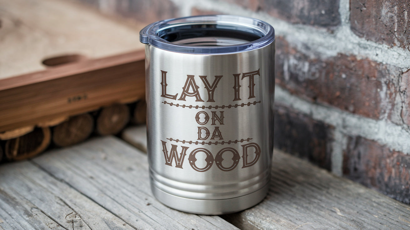 Lay it on da Wood Insulated Coffee Tumbler